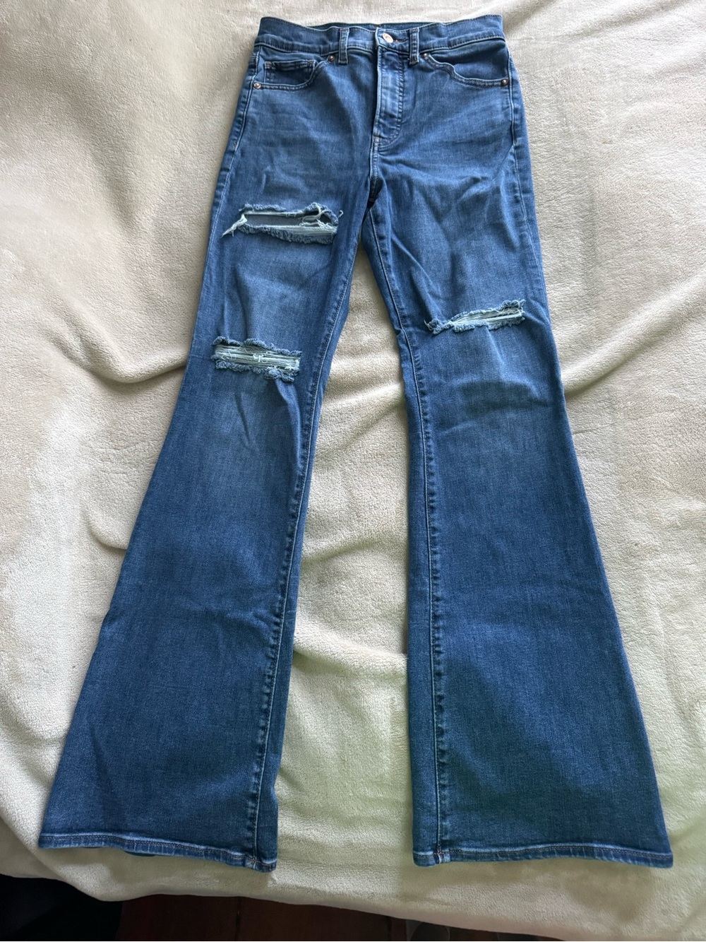 Flared jeans from express